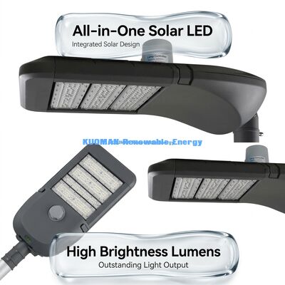 Lampione stradale intelligente a LED impermeabile IP66 con durata di 100.000 ore e IoT LoRa-WAN per illuminazione solare esterna