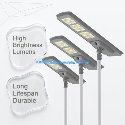 All-in-one illuminazione solare con batteria LiFePO4 controllo intelligente e 220 lm/W di alta efficienza