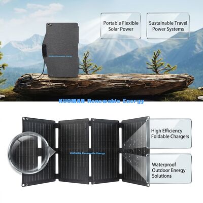 40W ETFE IP67 impermeabile portatile pieghevole pannello solare caricabatterie con USB tipo-C