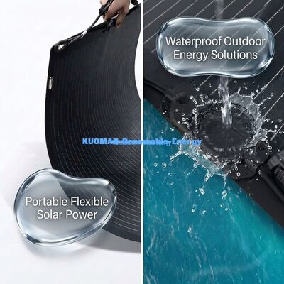 Pannello Solare Flessibile Pieghevole da 100W Rivestito in ETFE per Alpinismo e Overlanding