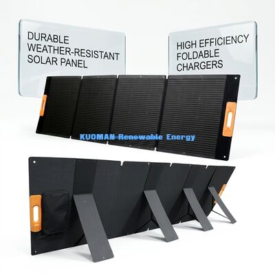 300W Pannello Solare Pieghevole Impermeabile Caricatore Solare Portatile con Celle IBC di Grado A