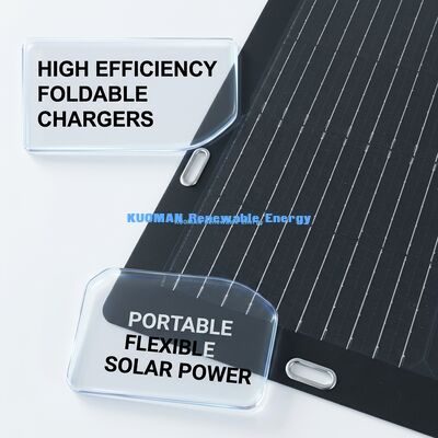 Pannello Solare Flessibile Monocristallino da 50W con Retro Adesivo Facile da Staccare per Avventure all'Aperto