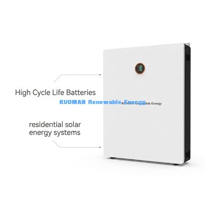 Batteria KM 48V 300Ah LiFePO4 da Parete per Accumulo Energetico Domestico con 8000 Cicli