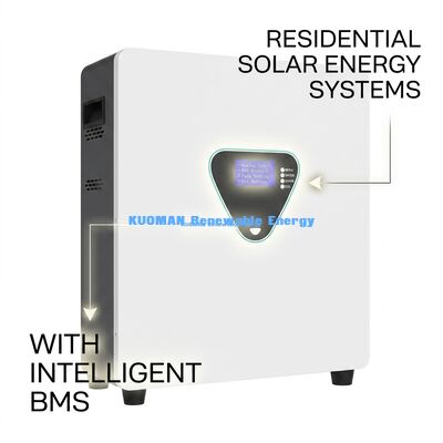 Batteria LiFePO4 da Parete con 6000 Cicli e 48V 200Ah per Accumulo Domestico e Sistemi Solari Ibridi