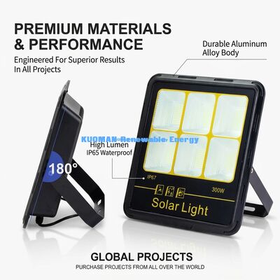 Lampione solare impermeabile IP65 da 200W-400W con LED solare da giardino ad alto lumen da 15000LM
