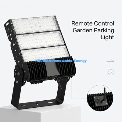 Lampione solare a LED IP65 impermeabile ad alto rendimento luminoso con opzione telecomando per uso industriale
