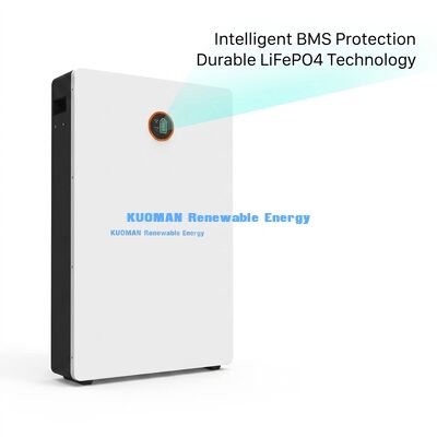 Batteria 48V 200Ah LiFePO4 per la conservazione delle batterie domestiche con 10.000 cicli e monitoraggio in tempo reale