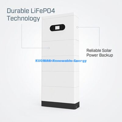 KM New Power 51.2V 400Ah LiFePO4 Home Battery Storage System con 10,24KWh~30,72KWh di capacità e 6000 cicli di vita