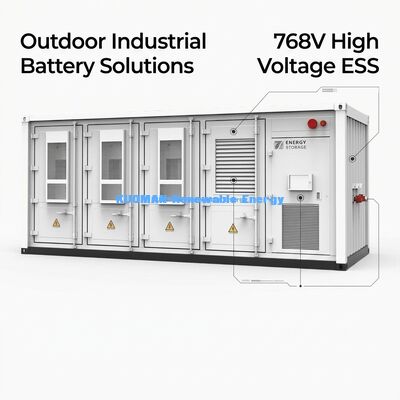 215 kWh ESS Commerciale con Batteria LiFePO4 e 10.000 Cicli per Accumulo Energetico Industriale