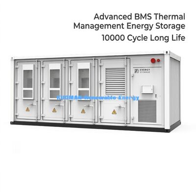 215 KWh Sistema di accumulo dell'energia agli ioni di litio della batteria commerciale ESS con 10.000 cicli