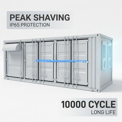 IP54 ESS commerciale con BMS avanzato e gestione termica per lo stoccaggio di batterie industriali