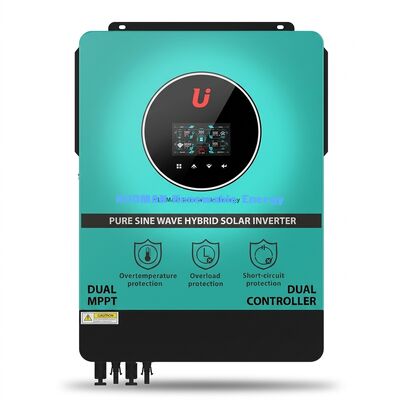 Invertitore solare ibrido da 10 kW con efficienza del 98% e tripla protezione per uso domestico e commerciale