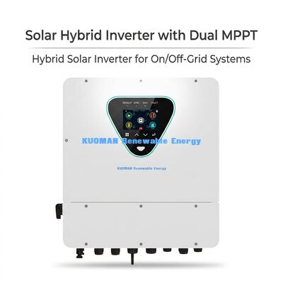 Inverter Solare Ibrido da 6KW con Doppio MPPT e Grado di Protezione IP65 per Uso Domestico e Commerciale