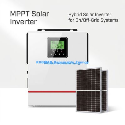 Invertitore solare MPPT con carica massima di 80A e uscita di onde sinusoidali pure per uso domestico con controllo app