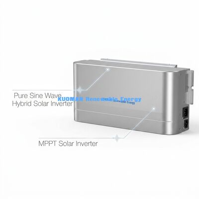 Invertitore solare ibrido affidabile da 11 kW con uscita di onde sinusoide pure e doppio MPPT per l'alimentazione di riserva