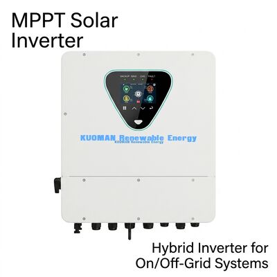Inverter Solare Ibrido da 6KW con Doppio MPPT e Grado di Protezione IP65 per Uso Domestico e Commerciale