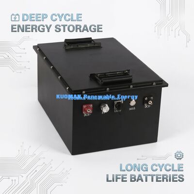 KM 72V -100Ah Carro da golf personalizzato Batteria LiFePO4 con 8000 cicli e 7360Wh di energia