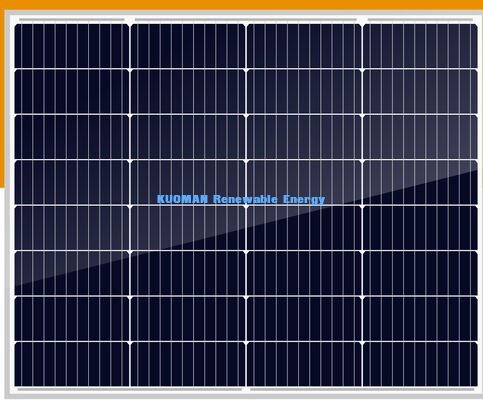 pannello solare monocristallino da 90 W con efficienza del 18,24% e rating impermeabile IP67 per l'alimentazione fuori rete