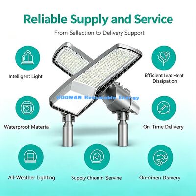 Lampade a LED resistenti IP65 per parcheggio, campus, illuminazione stradale rurale