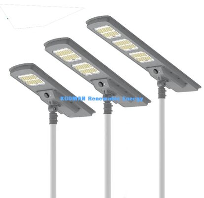 50W Integrated Solar Street Light with UV-Proof Lens, 3000K-6000K CCT Solar Light for Playground