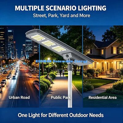 Lampione Solare All-in-One a Risparmio Energetico 40W SMD5050 LED Lampada Solare Nessun Costo Elettrico
