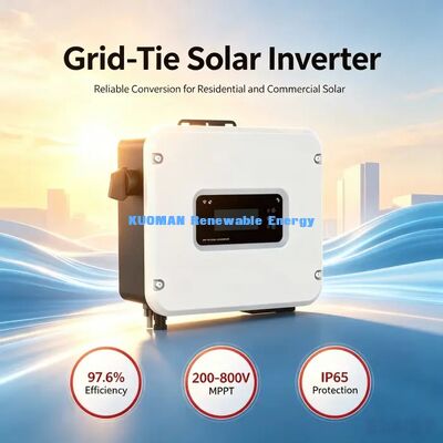 1kW-6kW On Grid Inverter solare monofase PV Grid Tie Inverter per sistema solare domestico
