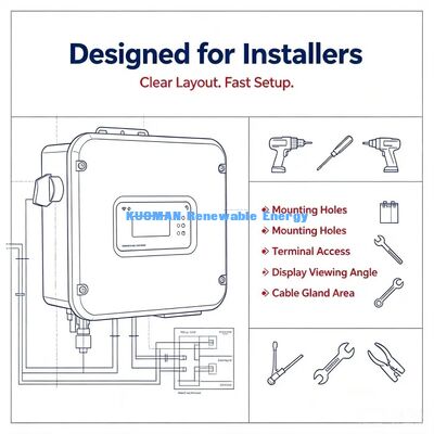 1kW-6kW On Grid Inverter solare monofase PV Grid Tie Inverter per sistema solare domestico