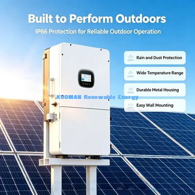 3 MPPT Invertitore solare a tre fasi Max PV Voltage 600V Off Grid Invertitore di energia solare