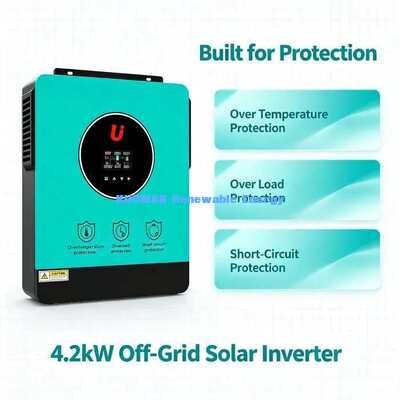 Inverter solare ibrido a batteria da 24V 4200W per sistemi solari domestici connessi alla rete e isolati