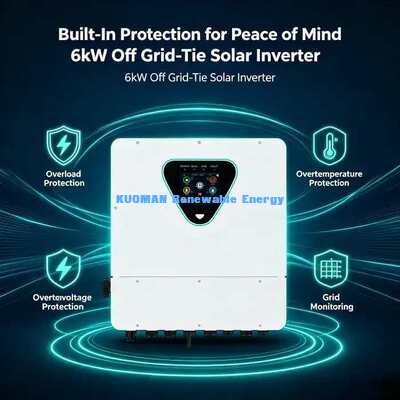 Inverter Solare Ibrido Split Phase IP65-6KL 6KW Con Touch Screen e WiFi