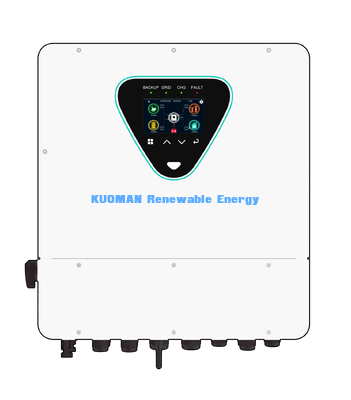 Inverter solare ibrido 6KW 2 MPPT Trasformatore di corrente Monitoraggio remoto WiFi