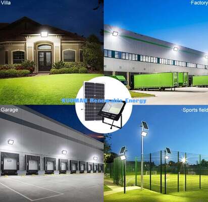 Lampione solare a LED in alluminio pressofuso, lunga durata, per esterni, giardino, sicurezza