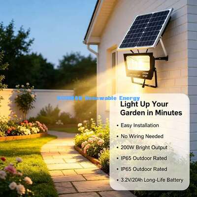IP65 resistente alle intemperie luce solare per la sicurezza del garage nel corridoio stradale