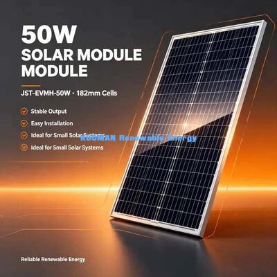 Pannello solare ad alta efficienza da 50W, tensione di sistema 700V, alimentazione sicura fuori rete