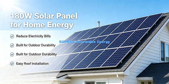Pannello solare di 200 W-210 W per tutte le stagioni, equipaggiamento fotovoltaico monocristallino con eccellente coefficiente di temperatura