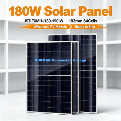 Pannello solare mono ad alta efficienza da 180-190W | Efficienza massima del 19,95%