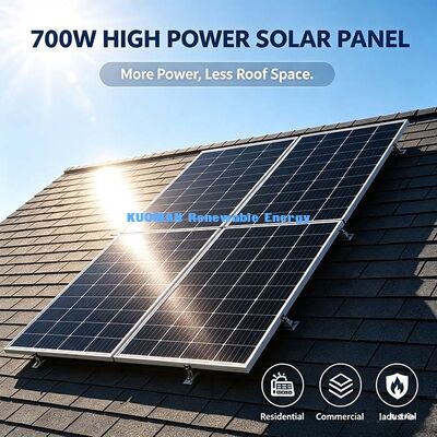 Pannello Solare da 700W Anti-Degradazione Indotta da Potenziale, Potenza Stabile Multi-Annuale