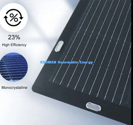 Pannello Solare Flessibile da 105W, Scatola di Giunzione Impermeabile IP68, Pannello Solare per la Ricarica di Batterie da 12V