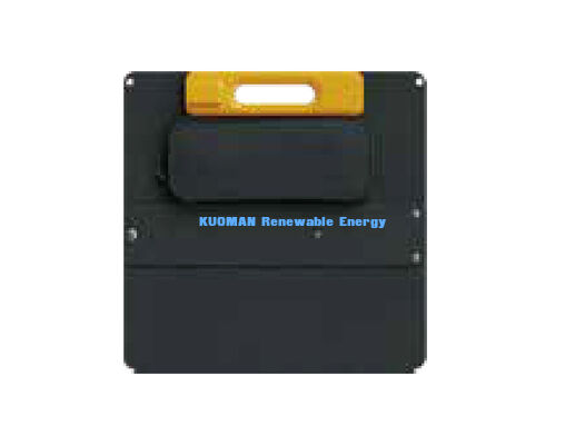 Pannello Solare Pieghevole Impermeabile da 100W, Caricatore Solare Portatile Monocristallino per Centrali Elettriche Portatili