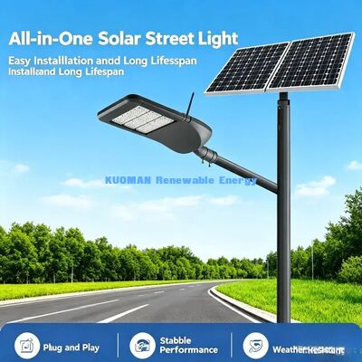 Lampione Stradale LED Intelligente ad Alta Efficienza | Attivazione con Movimento, Illuminazione Urbana a Bassa Manutenzione