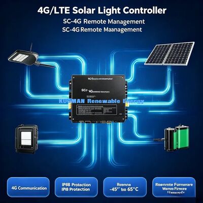 Lampada stradale intelligente ad alta efficienza energetica. Monitoraggio in tempo reale, illuminazione intelligente per progetti municipali.