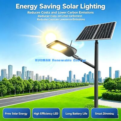 Low-Carbon Smart LED Street Lamp. Programmazione intelligente, illuminazione stradale urbana a risparmio energetico