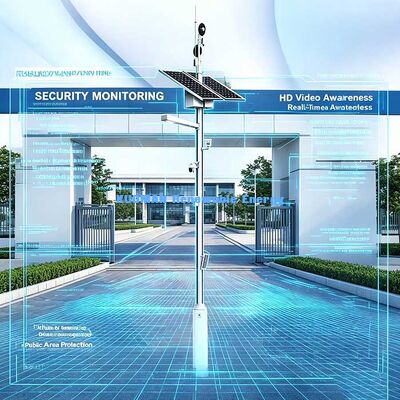 Sistema di chiamata d'emergenza impermeabile, polo solare intelligente, interfono audio full-duplex