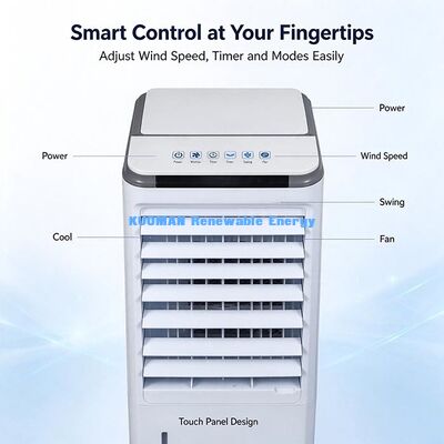 Multi-scene Portable Evaporative Air Cooler, Energy Saving Water Fan for Apartment & Garage